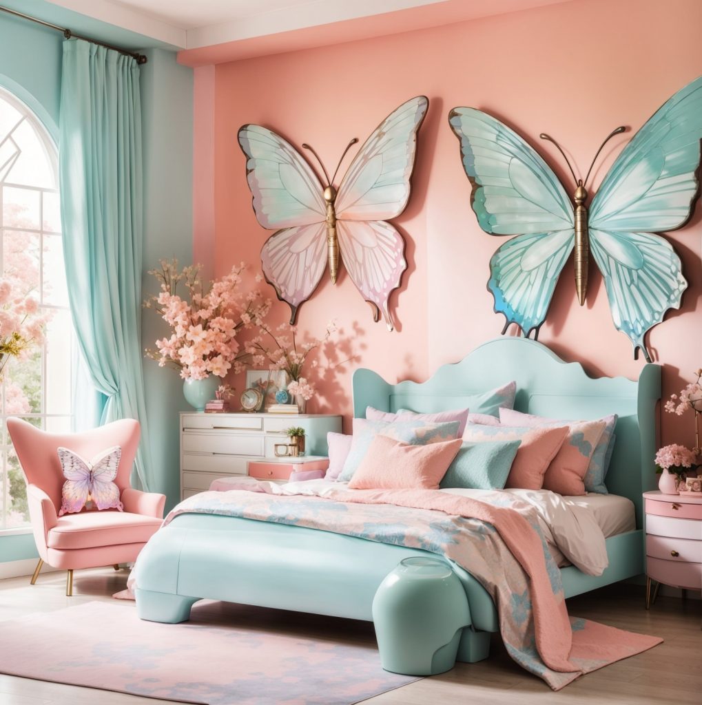 Vibrant, Unique and Trendy Metal Butterfly Wall Art