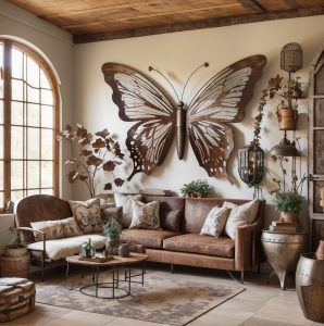 Charming and Trendy Metal Butterfly Wall Art - Home Wall Art Decor