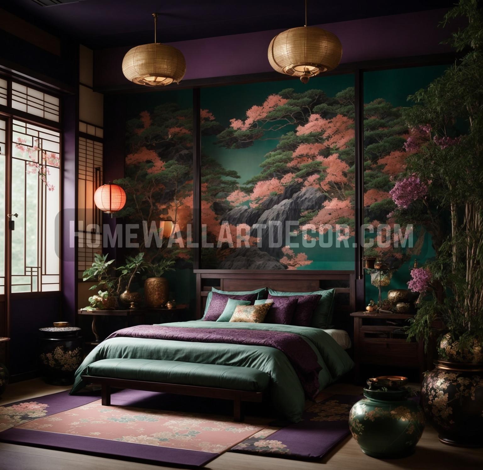 Eclectic Japanese Bedroom