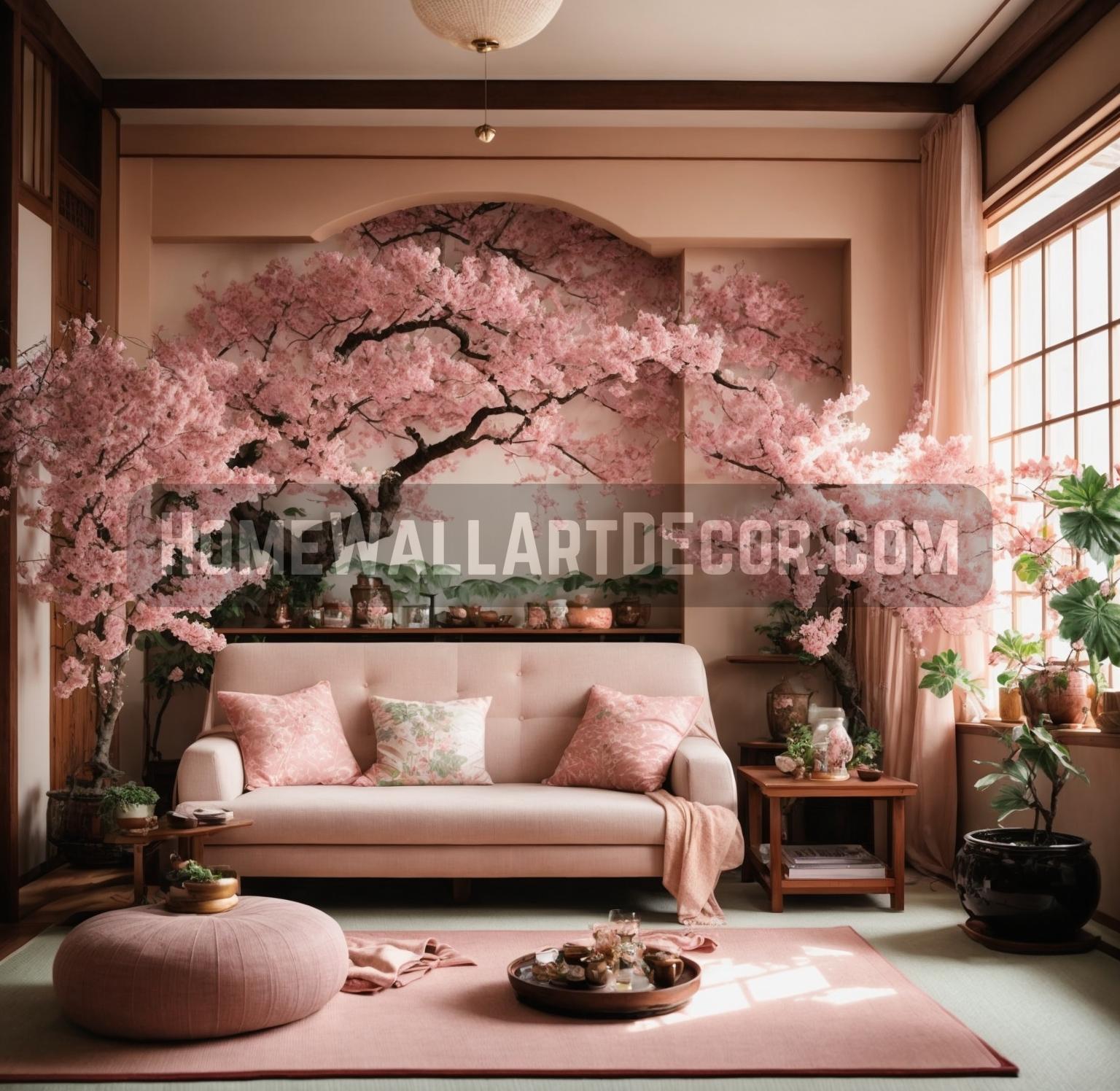 Cherry Blossom Interior Decorating Idea: Japanese interior design