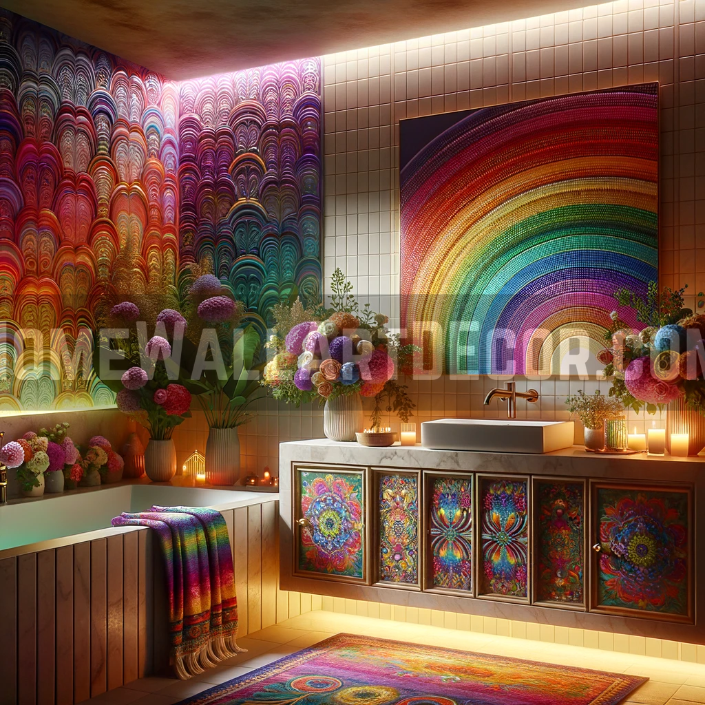 The Allure of Rainbow Wall Decor in Modern Interiors