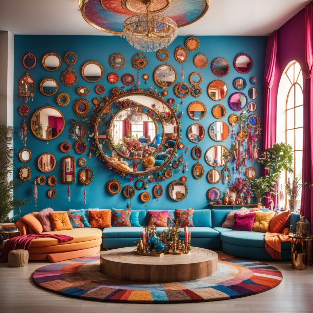Striking Round Wall Art Decor - Unique Wall Art Ideas - Home Wall Art Decor