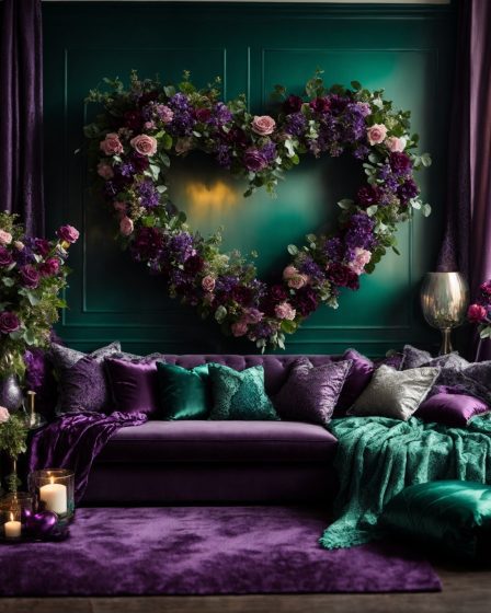 Dreamy Heart Shaped Wall Art and Heart Shaped Interior Decorating Ideas