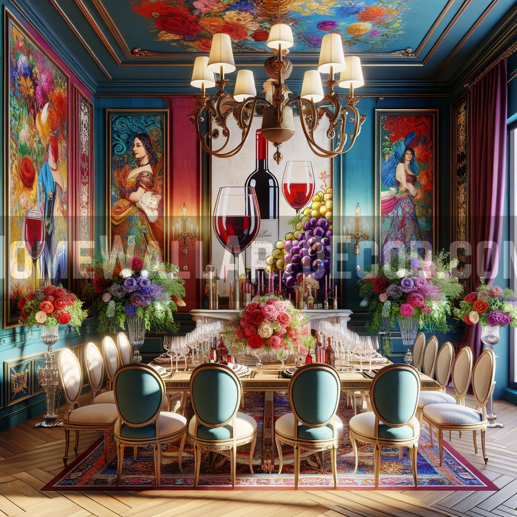 The Vintage Tapestry: A Tale Woven in Wine Wall Art