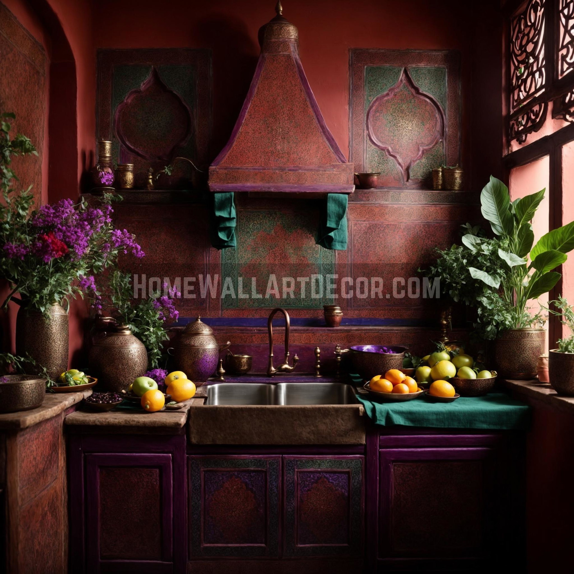 The Enchanting Aesthetics of Moroccan Kitchen Wall Decor