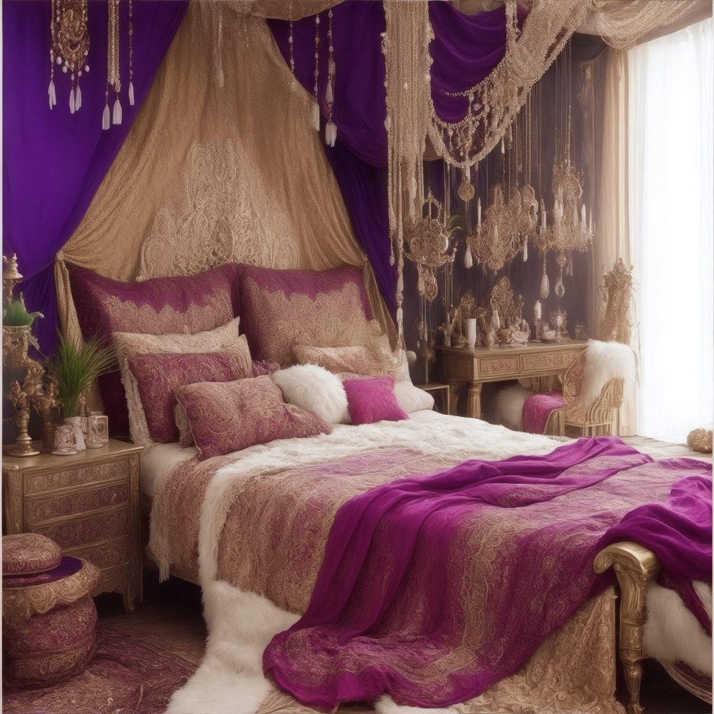 Elegant Bohemian Bedroom
