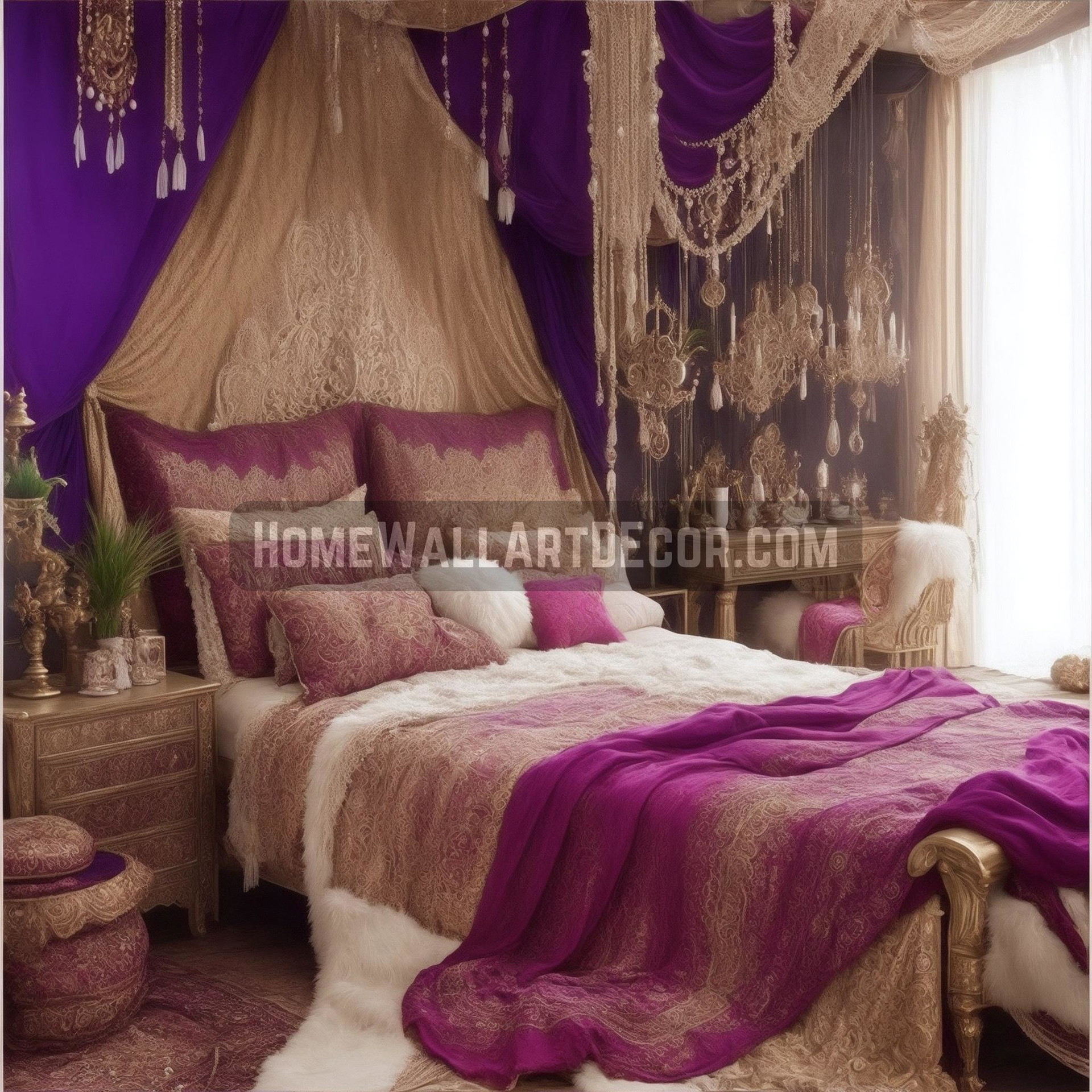 Elegant Bohemian Bedroom