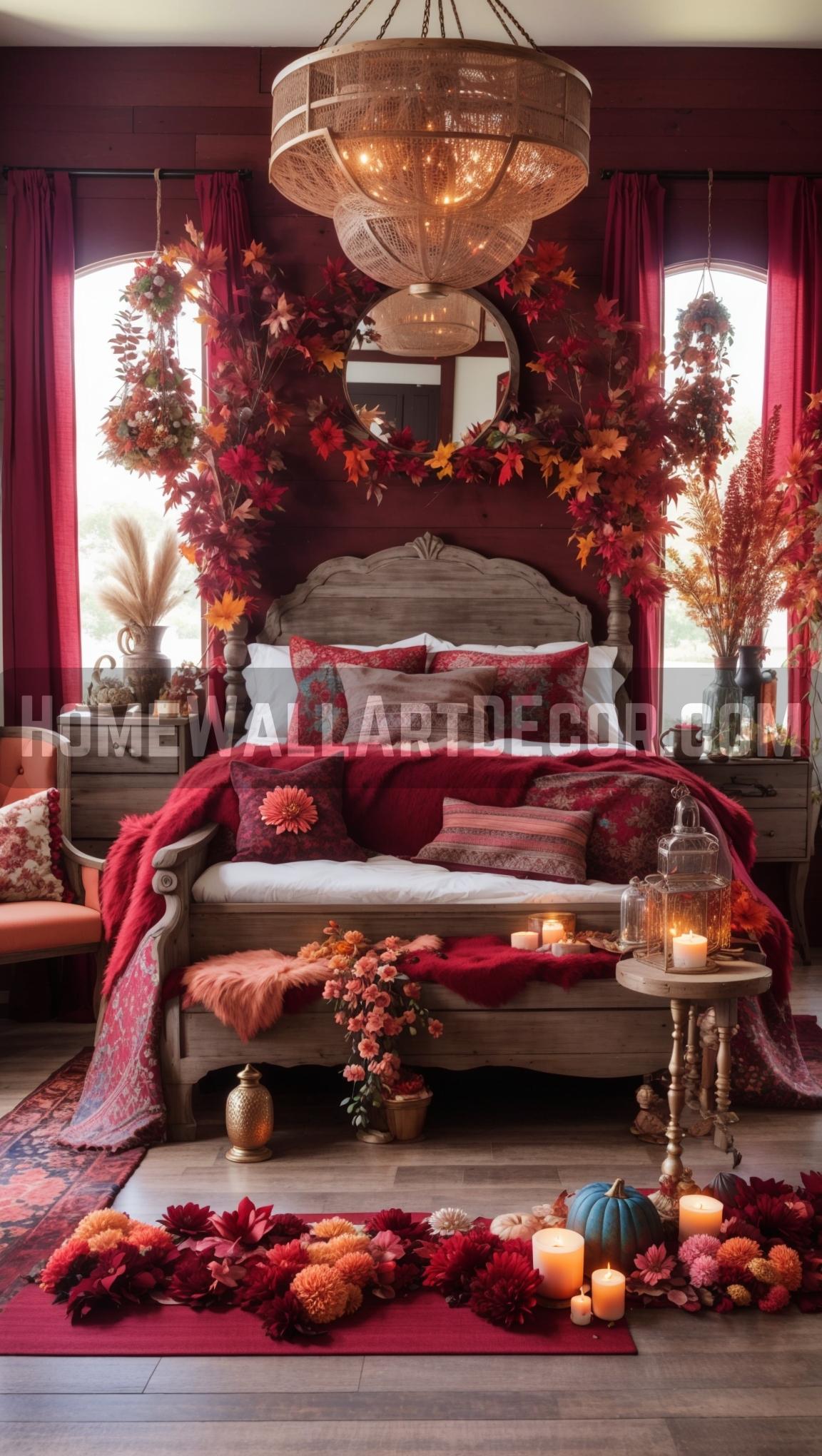 Fall Bohemian Bedroom