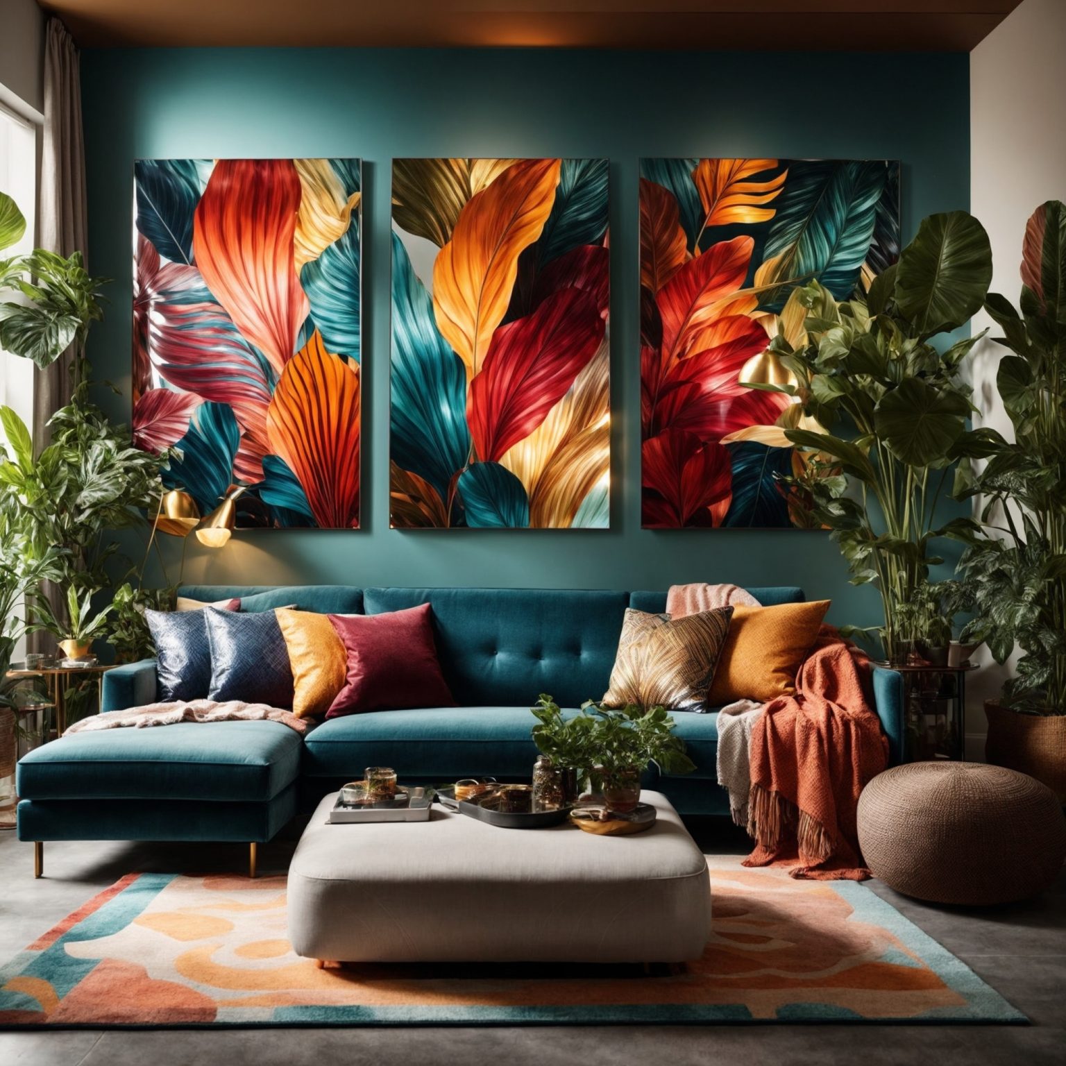 Dramatic Lavish and Distinctive Metallic Wall Decor Home Wall Art Decor