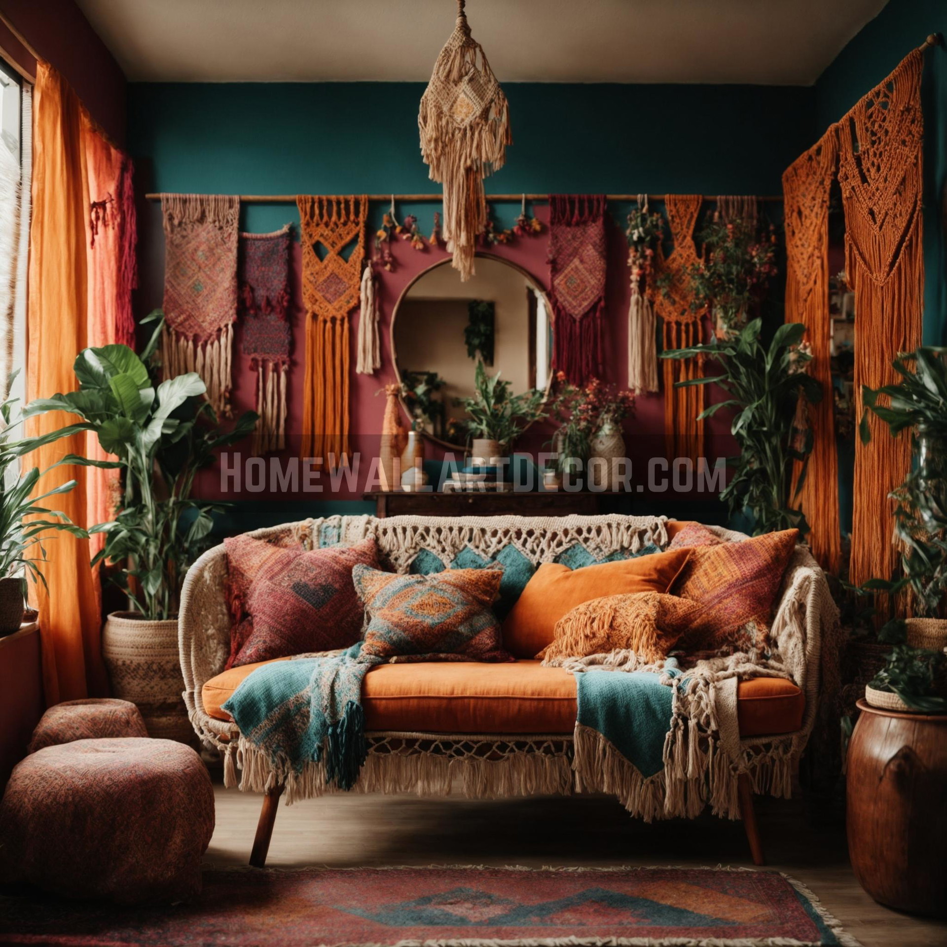 The Tapestry of Dreams: An Ode to the Bohemian Macramé Living Room