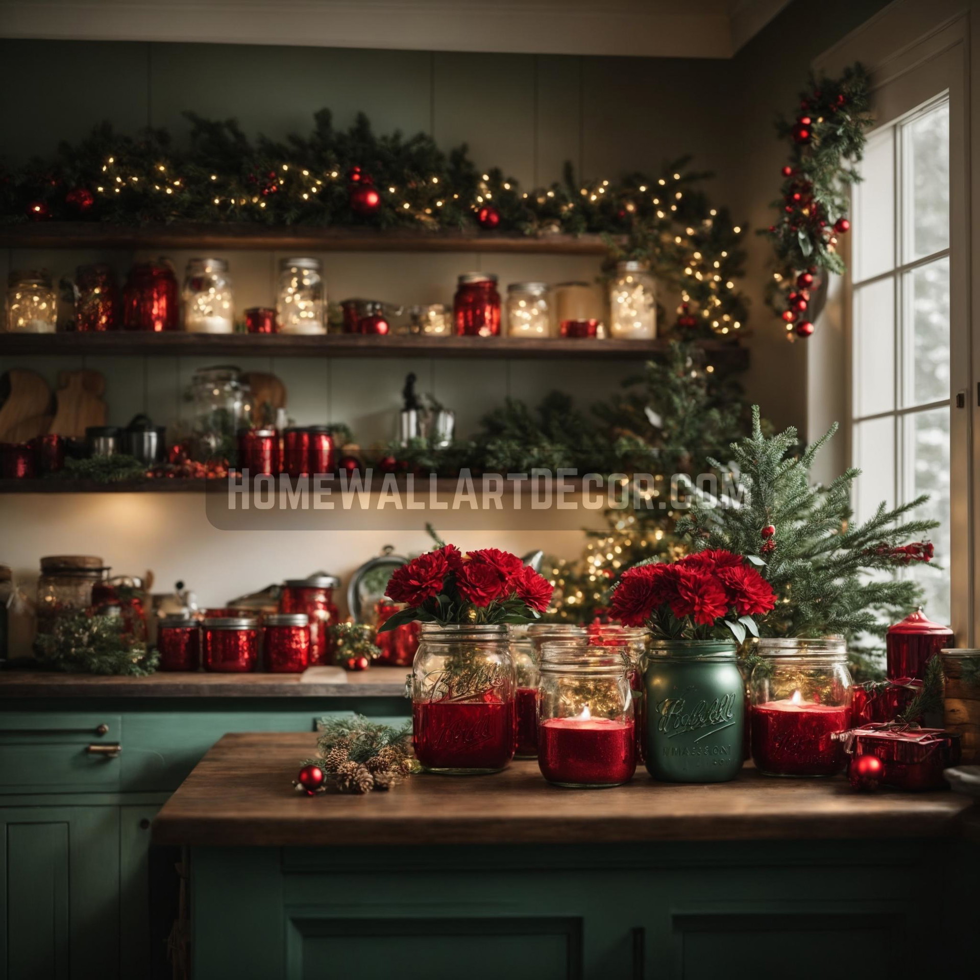 Festive Glow: Mason Jar Magic for the Holiday Season