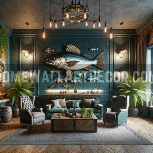 Whimsical, Popular and Unique Fish Wall Decor Ideas Home Wall Art Decor