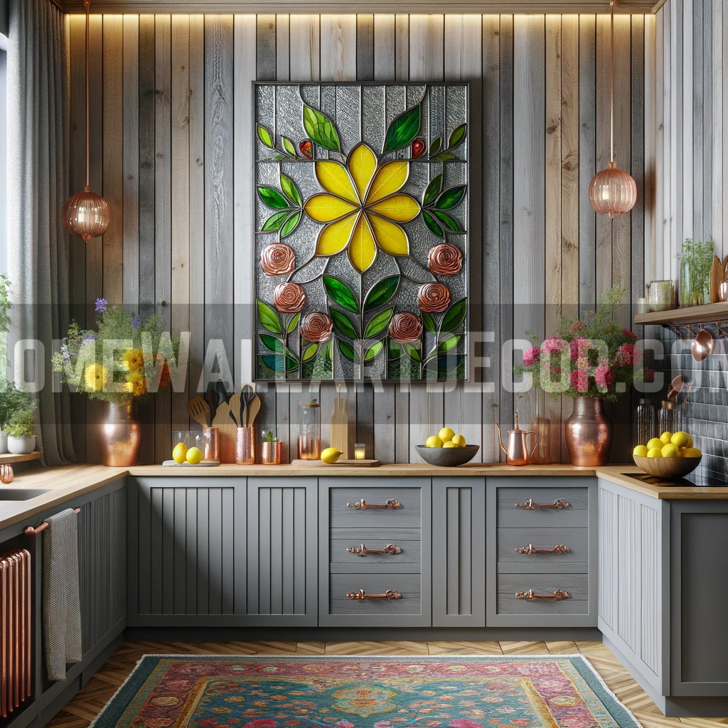 Color Theory in Decor: Crafting the Perfect Palette with Lemon Wall Art