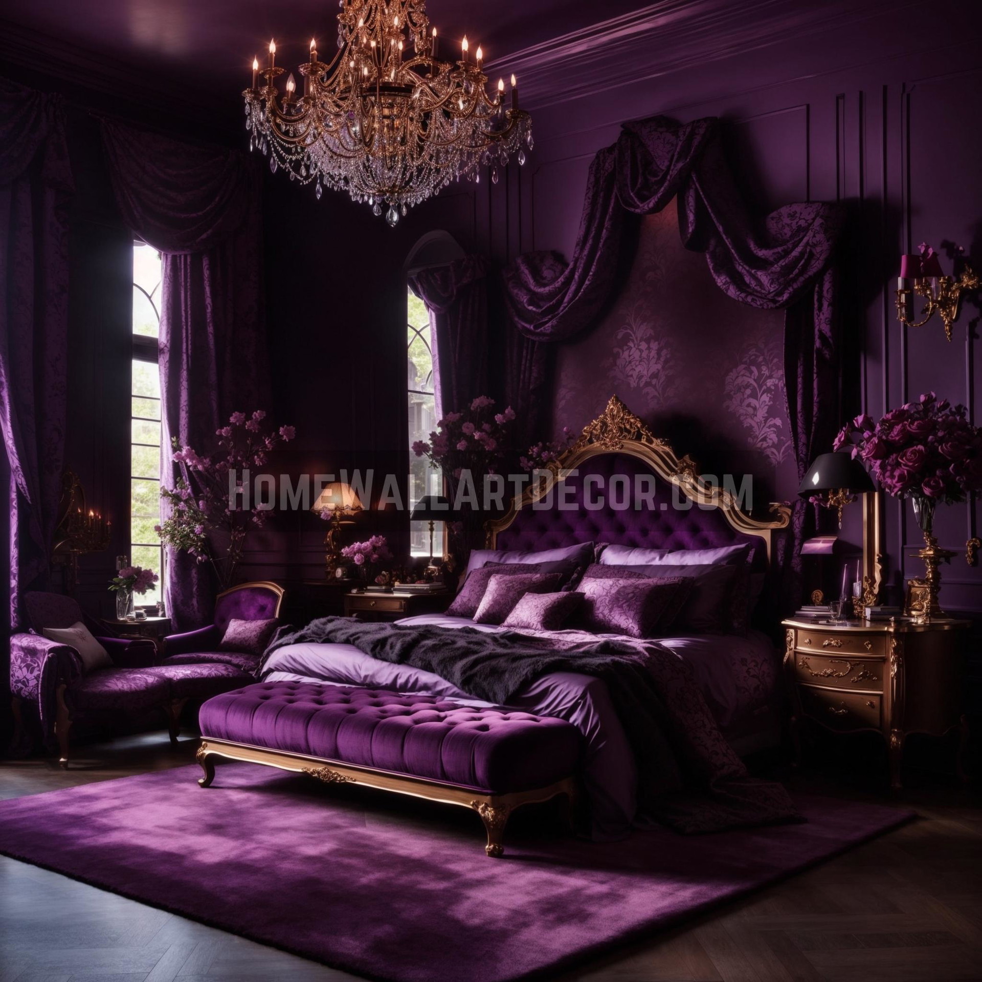 The Amethyst Enclave: A Regal Repose