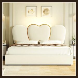 Romantic Heart Shaped Bed For Sale