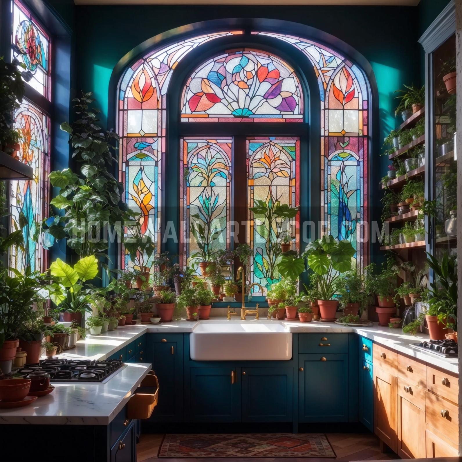 Stained Glass Interior Decorating Ideas A Whimsical Living Room