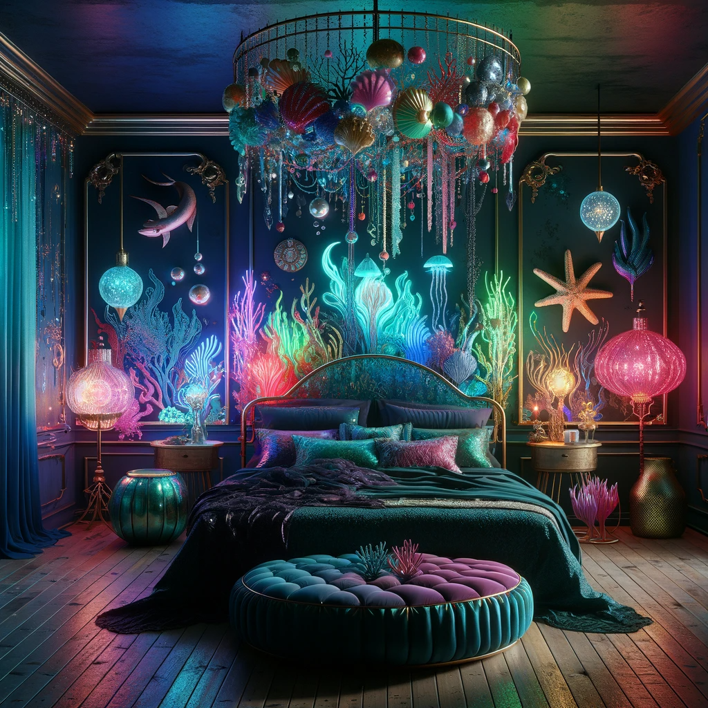 Deep Blue Under the Sea  Bedroom