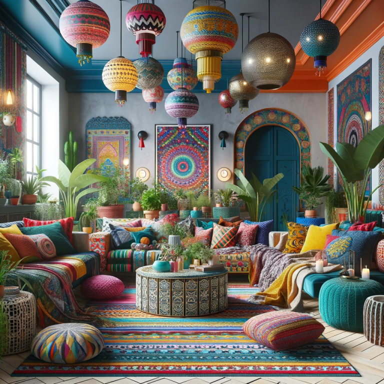 Dreamy Boho Maximalism Interior Decorating Ideas - Home Wall Art Decor