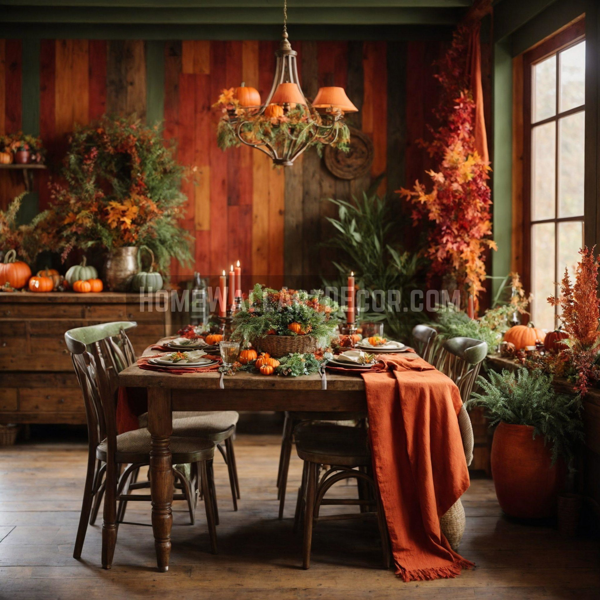 Fall Thanksgiving Dining Room