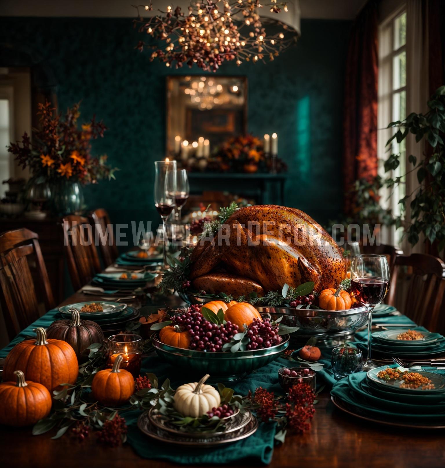 Thanksgiving Wall Art - Attractive Holiday Wall Decor - Home Wall Art Decor