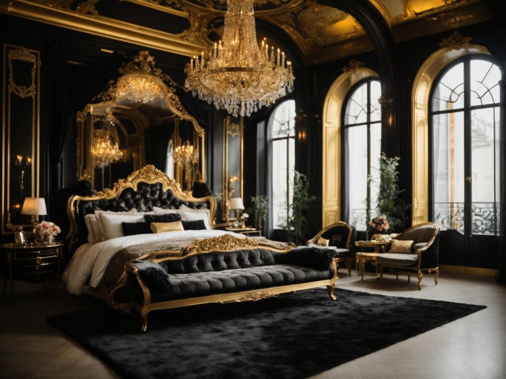 7 Sophisticated yet Unique Black Gold Decor and Interior Design Ideas ...