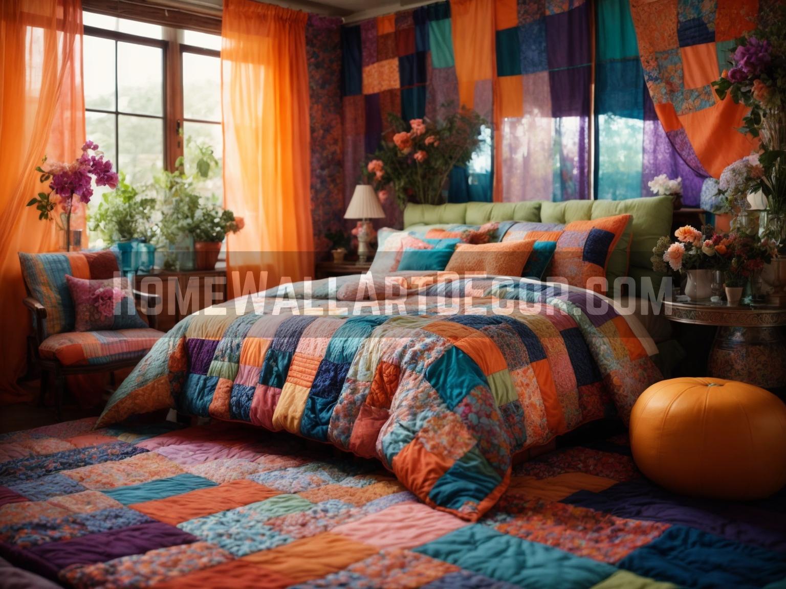 Orange Bedroom Interior Design Idea