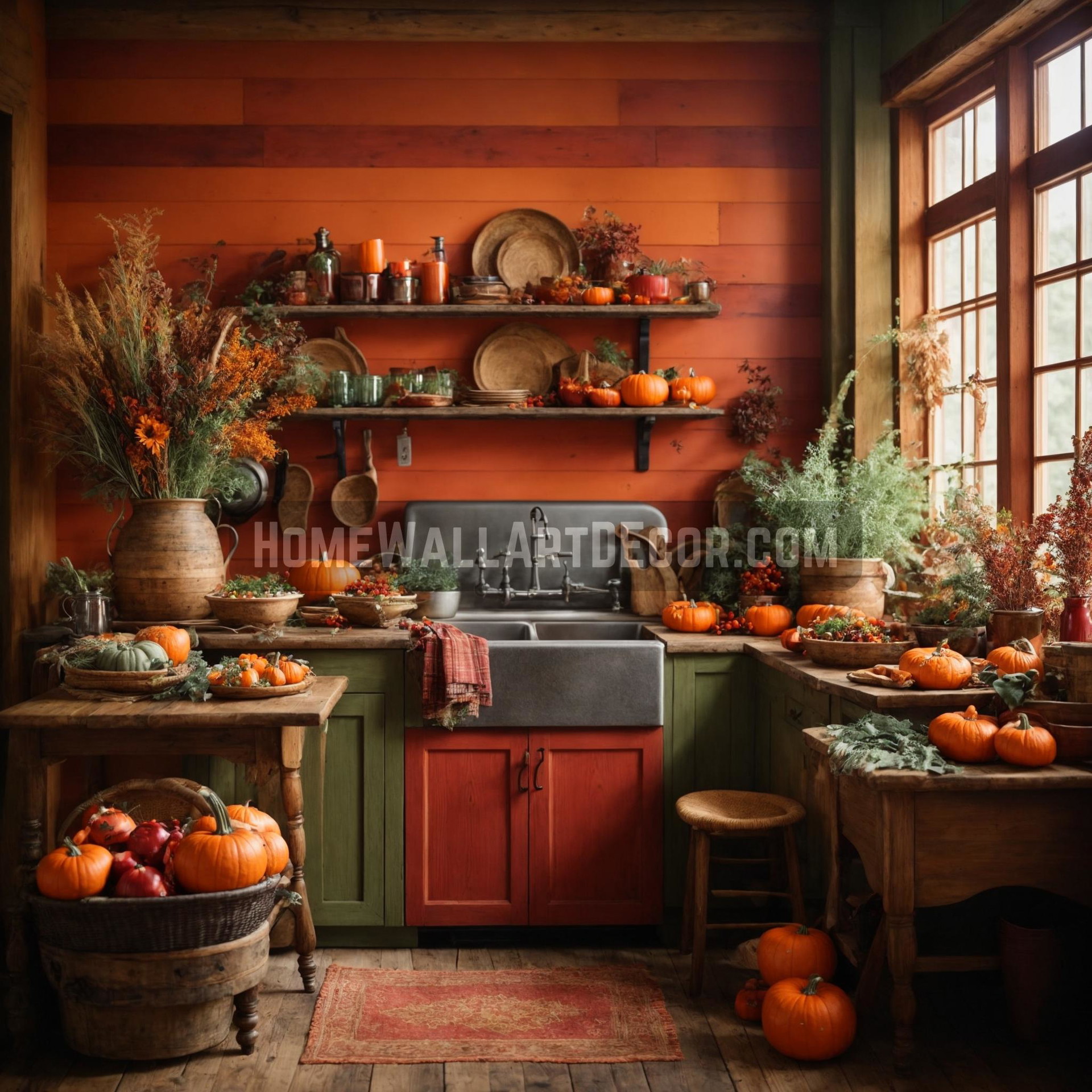 The Harvest Homestead Kitchen: A Rustic Ode to Autumn