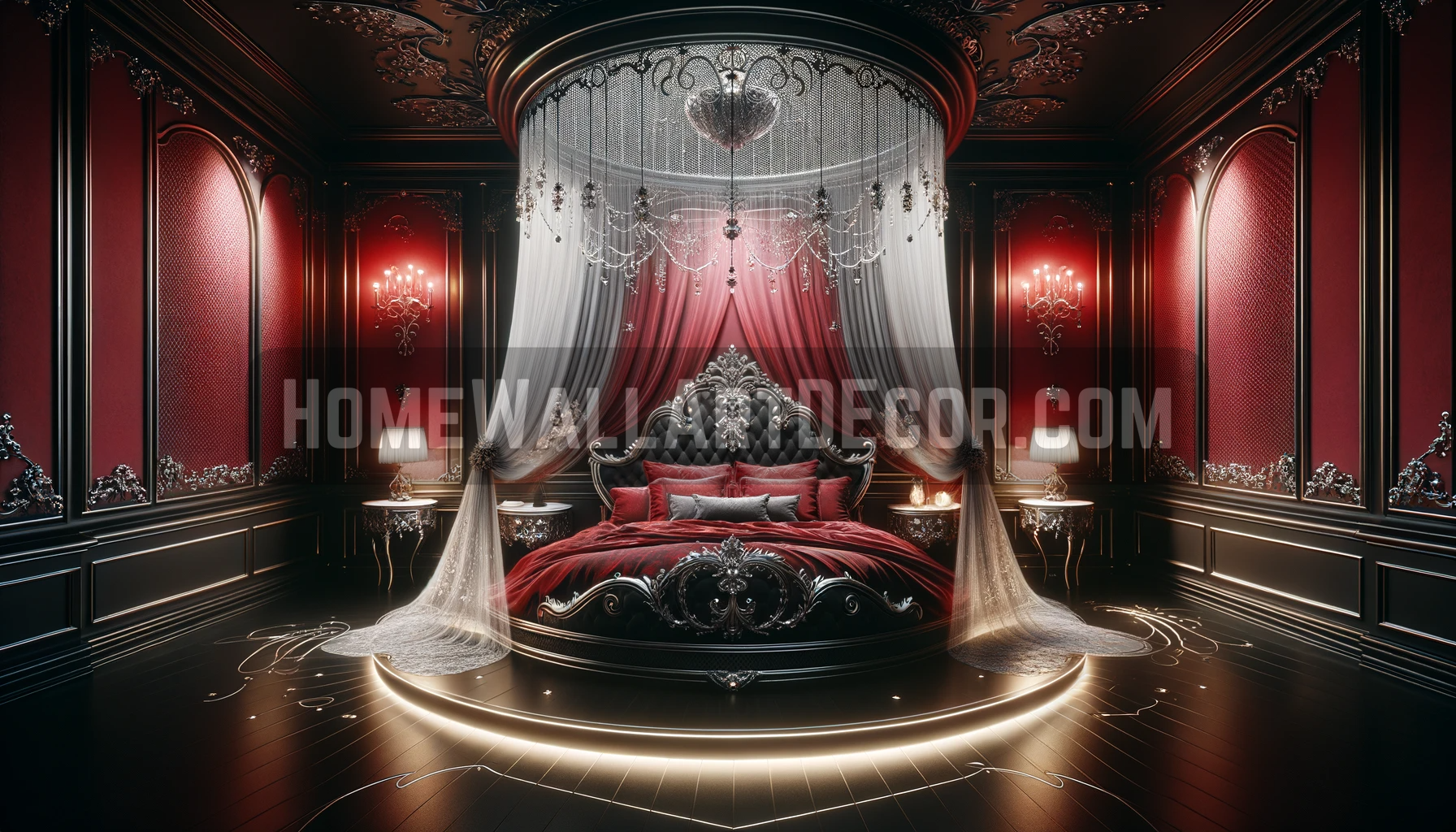 Subtle Splendor: Crafting Vibes with Red in Interior Design and Wall Art