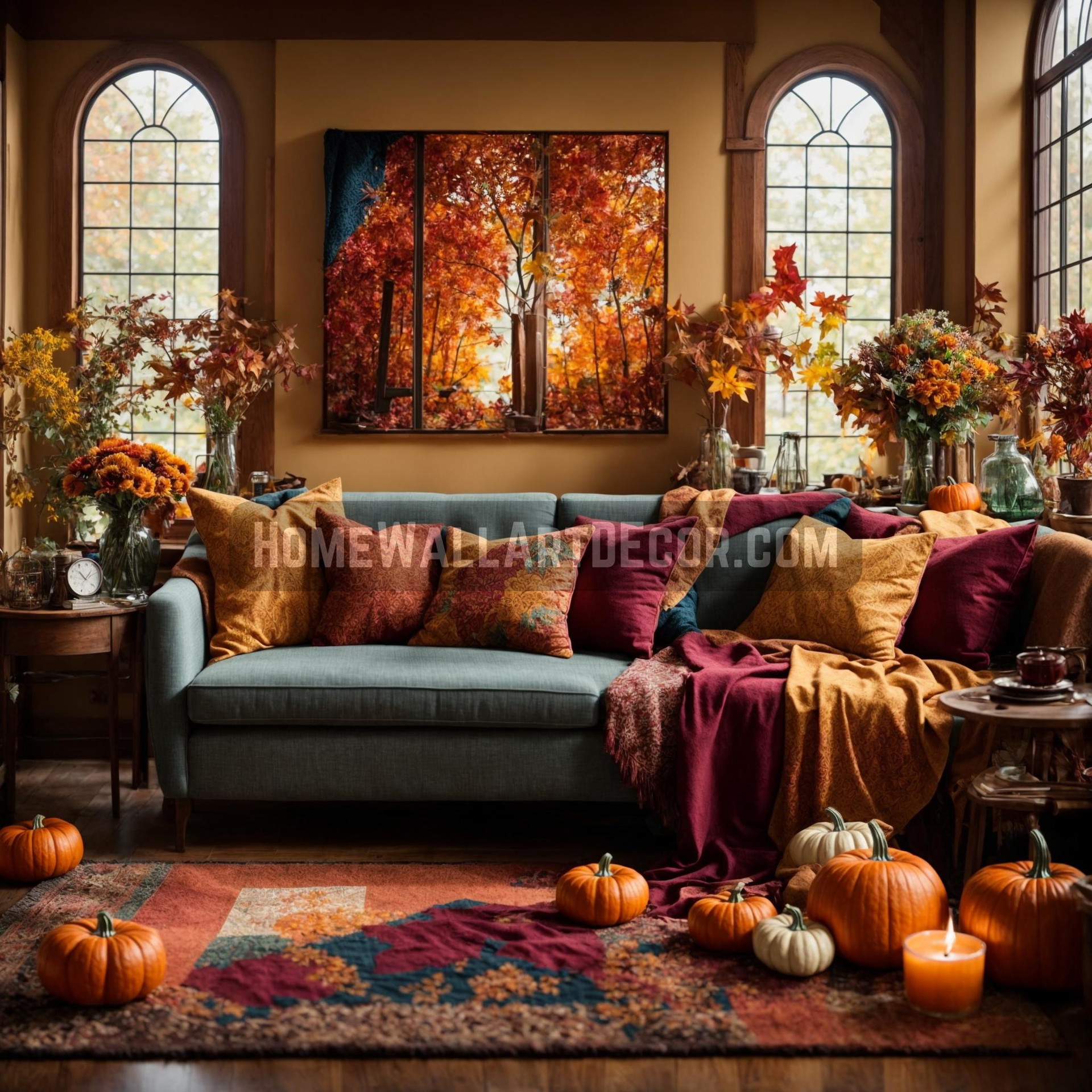 Popular chic and Funky Autumn Wall Art Decor - Home Wall Art Decor