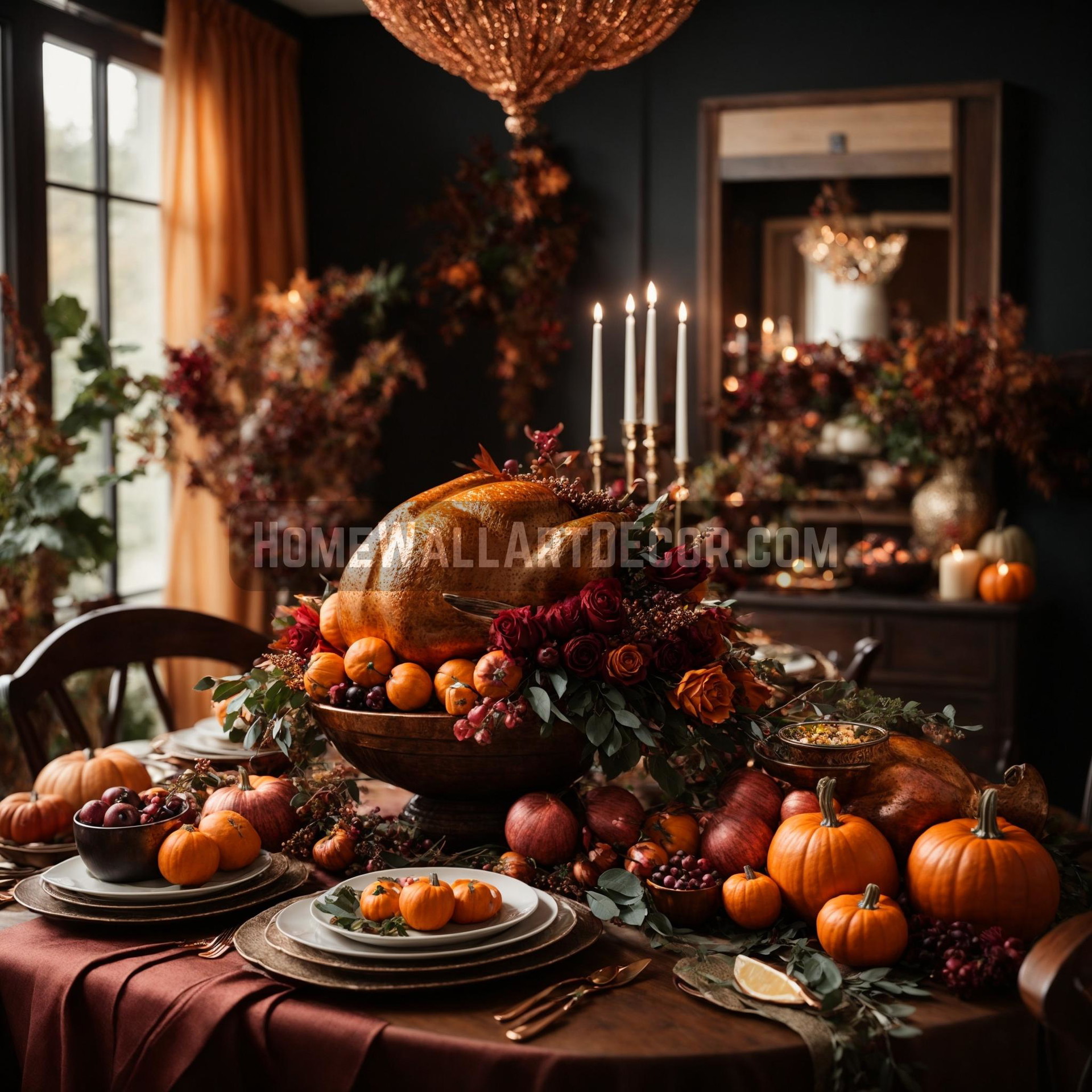 A Feast for the Senses: The Resplendence of a Thanksgiving Dining Room