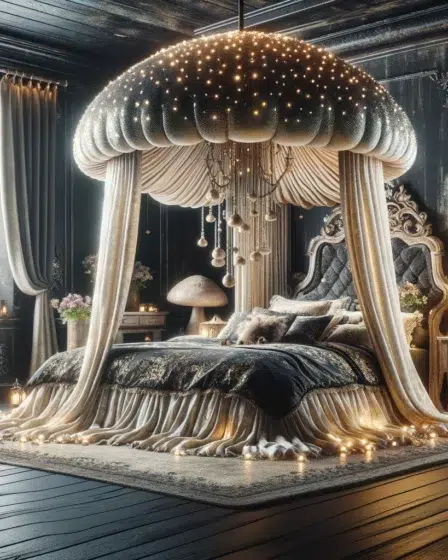 Dreamy Mushroom Wall Art - Mushroom Bedroom Interior design ideas