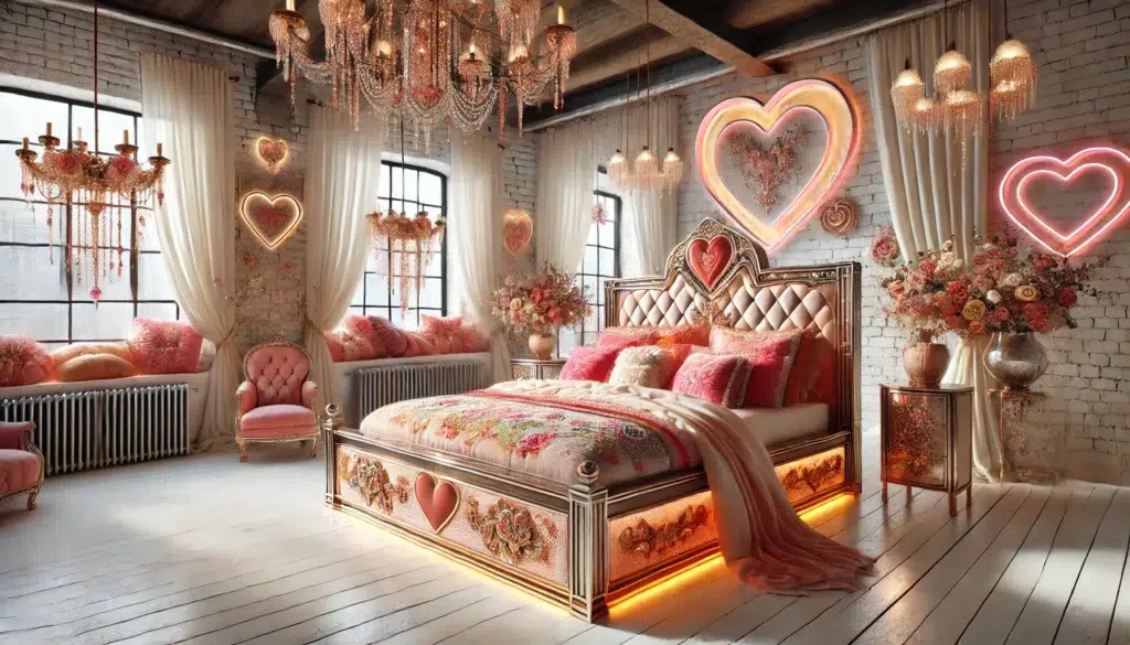 Cyberpunk Industrial Bohemian Futuristic Bedroom