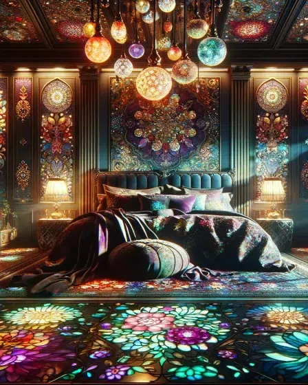 Dark Feminine Bedroom Interior Decorating Ideas