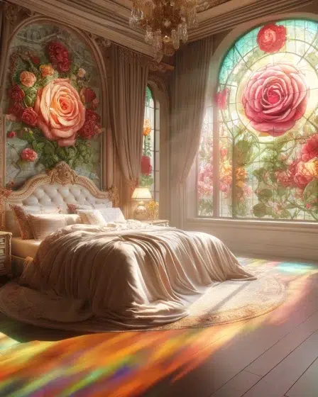 Dreamy Rose-themed Interior Design Ideas