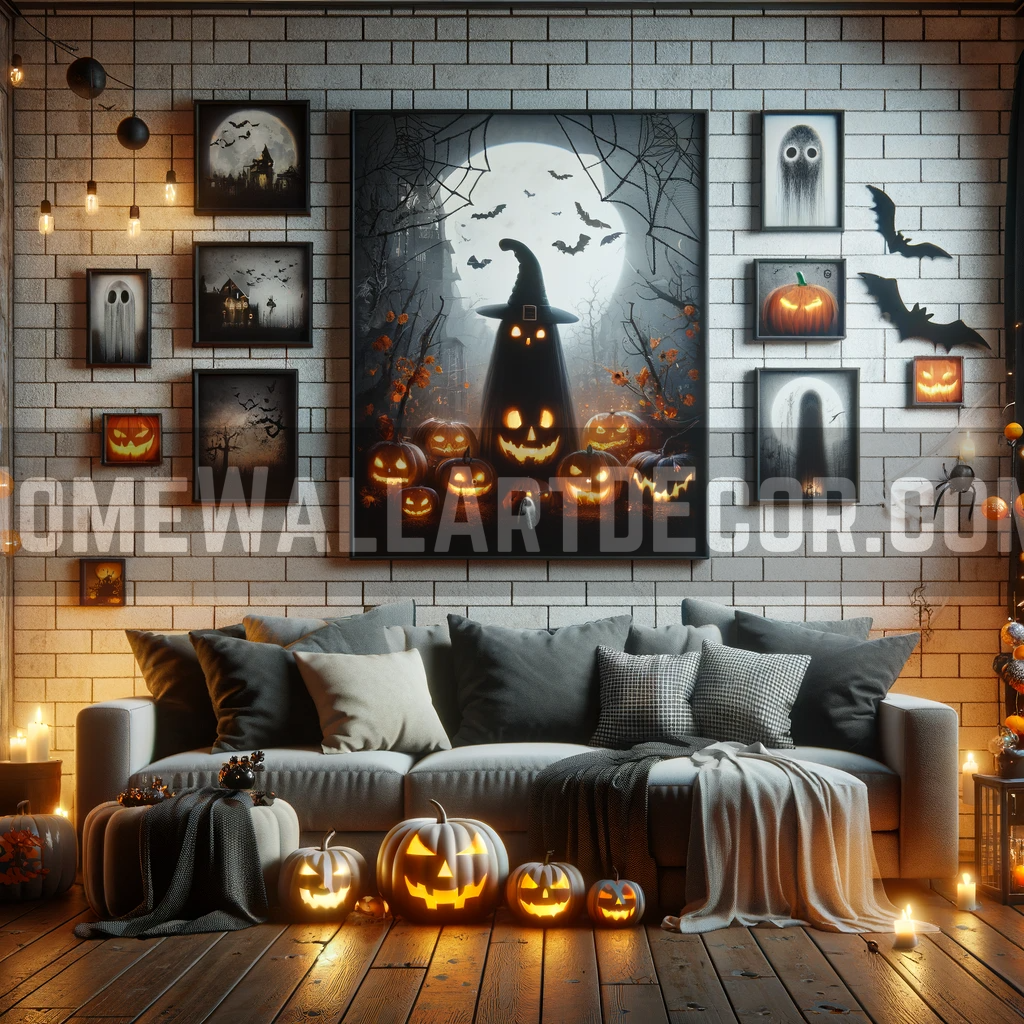 A Spooky and Stylish Halloween Living Room: Embrace the Haunting Season