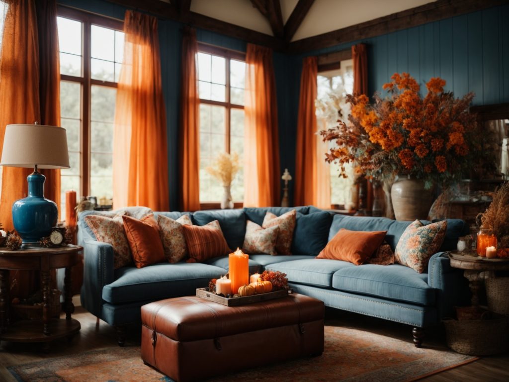 Get the Look: A Cozy Rustic Fall Farmhouse Living Room