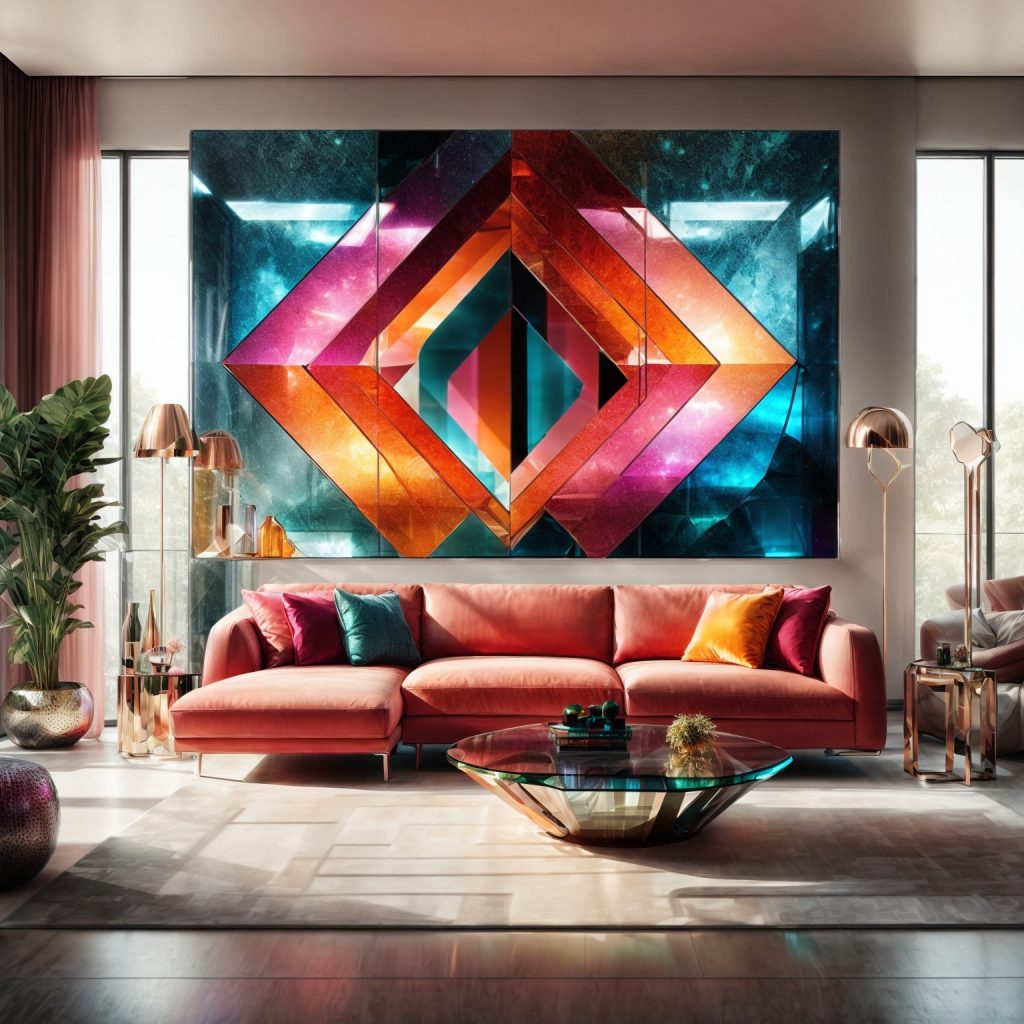 Dynamic Harmony: How Wall Art Shapes and Colors Define the Room's Vibe