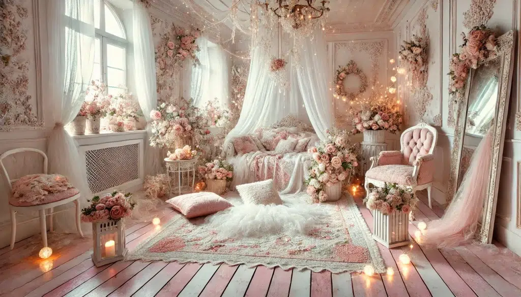 Dream Shabby Chic Cottagecore Bedroom Decoration Ideas
