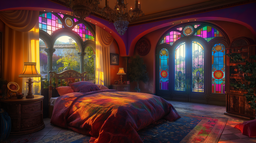 Colorful Dream Opulent bright Bohemian Interior Design Idea