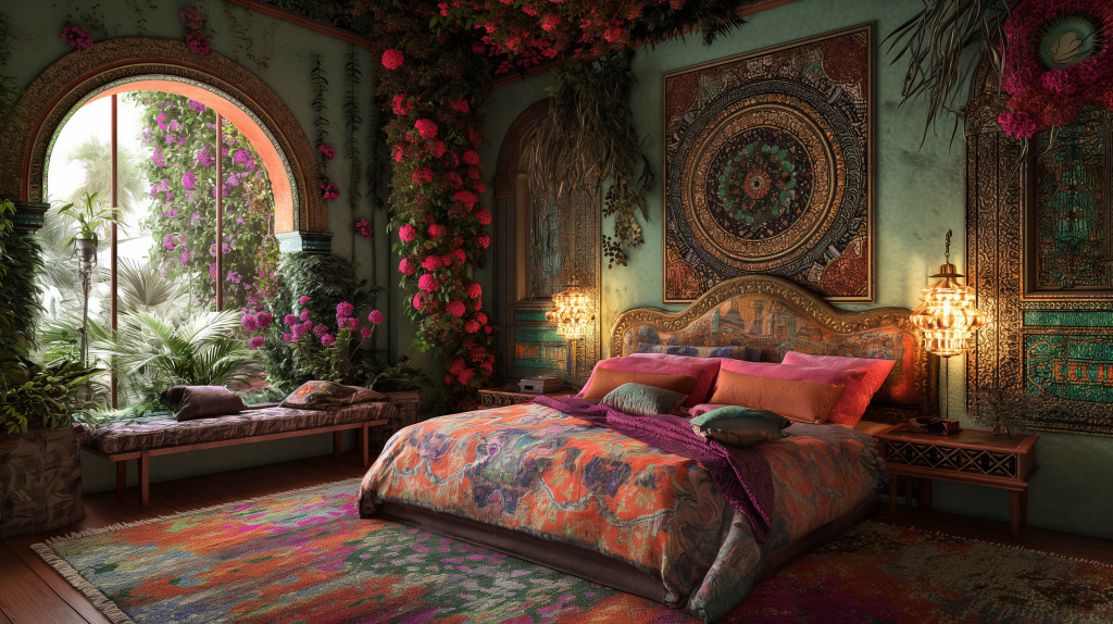 Dreamy Bedrooms: Bright Bohemian Interior Design Idea