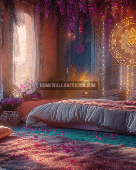 Bright Bohemian Bedroom Interior Design Ideas