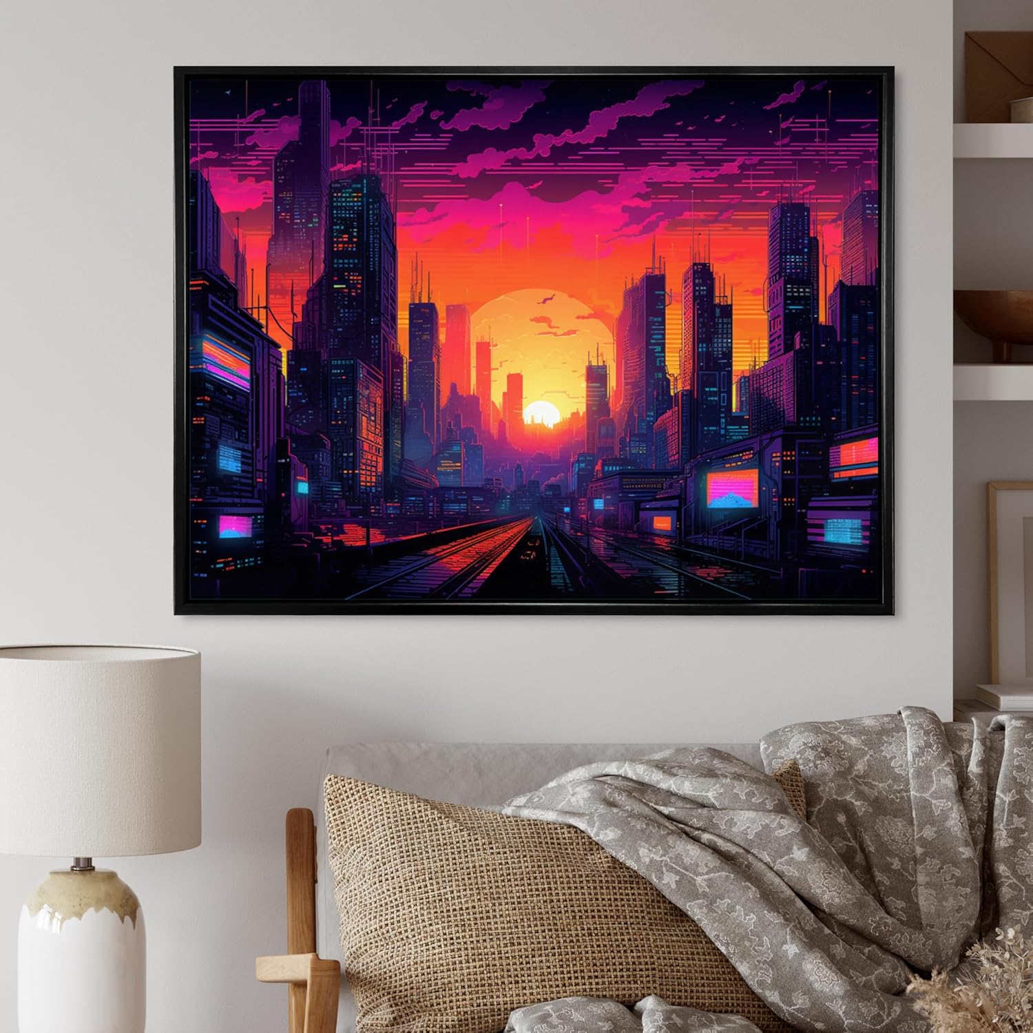 City Of Angels Los Angeles Wall Art: Majesty I - Urban Cityscape Wall Art