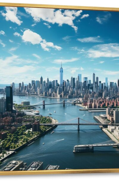 'NYC Cityscape Wall Art - Dazzling Buildings City Skyline wall Decor