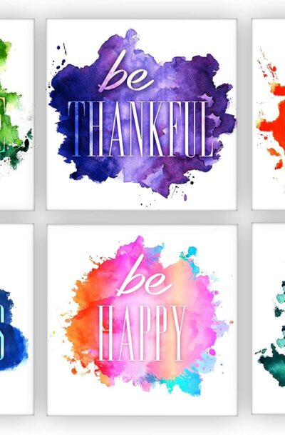 Colorful Inspirational Quotes - Powerful Motivational Wall Decor