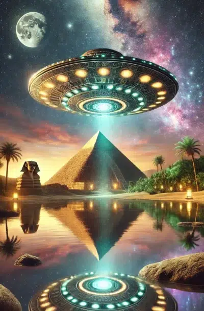 Galactic Pyramid Mysteries by Pamela Arsena - Galactic Wall Art