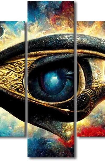 House Wall Decor The Eye of Horus Wall Art Egyptian Mythology