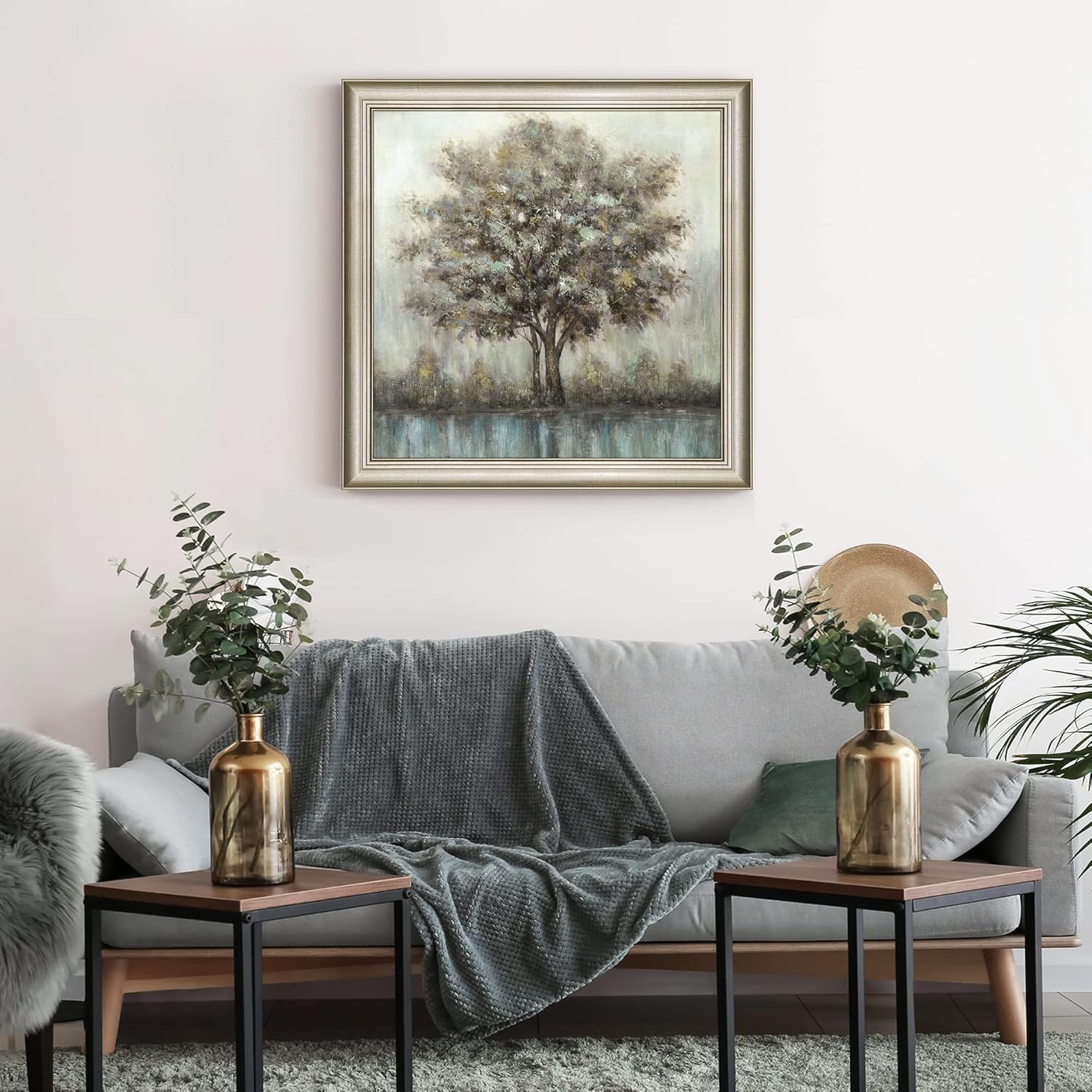 Tree Canvas Wall Art Dreamy Nature Landscape Painting Home Wall Art