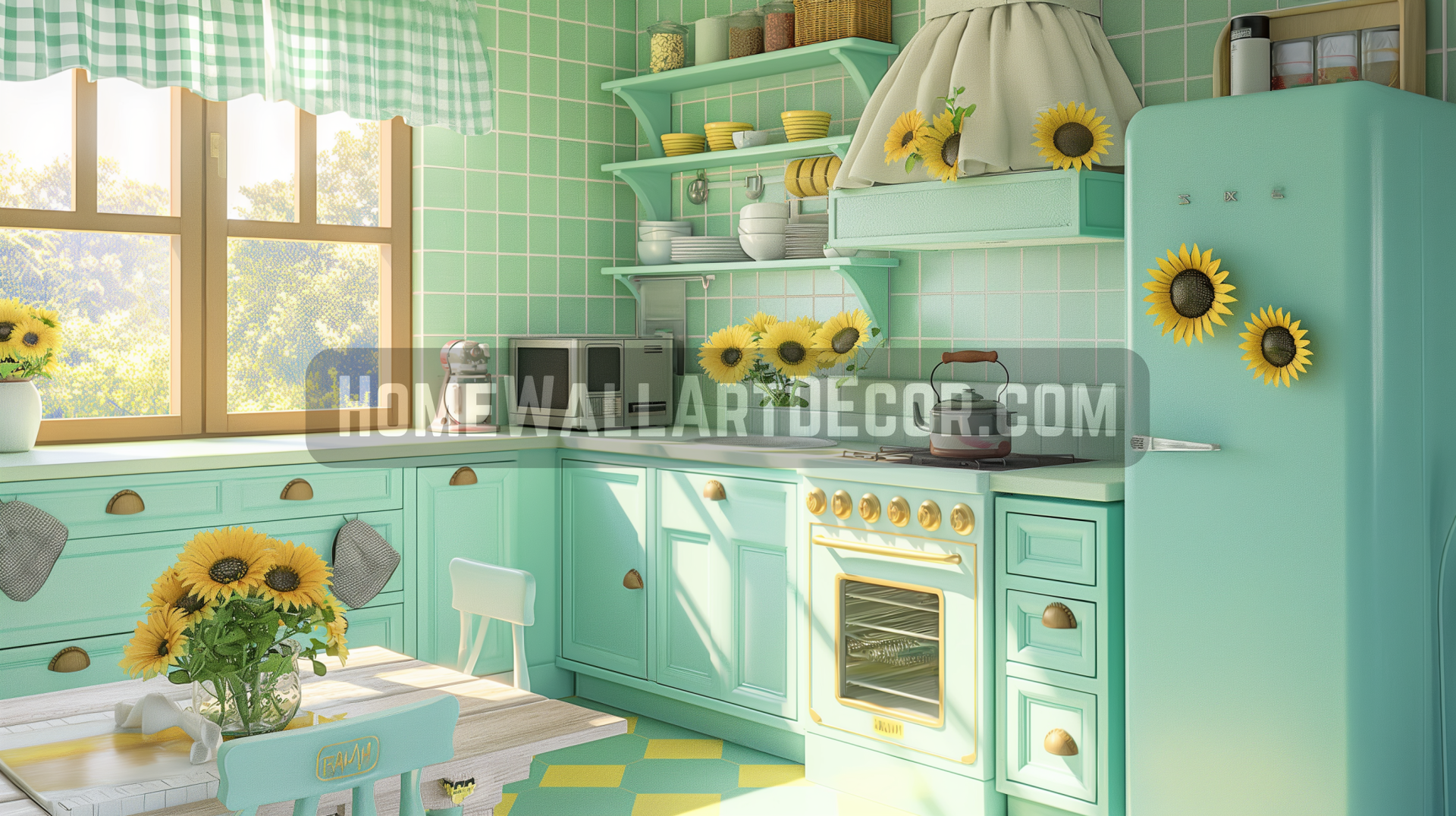 Pastel Kawaii Interior Design Idea - Pastel Kawaii Kitchen Decor Idea