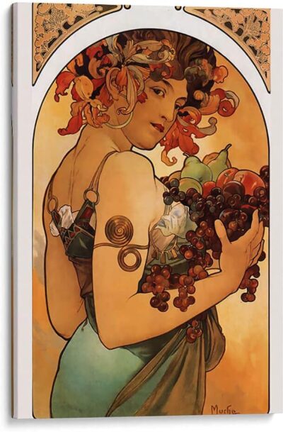Jovial La Fruit Art Nouveau Wall Art