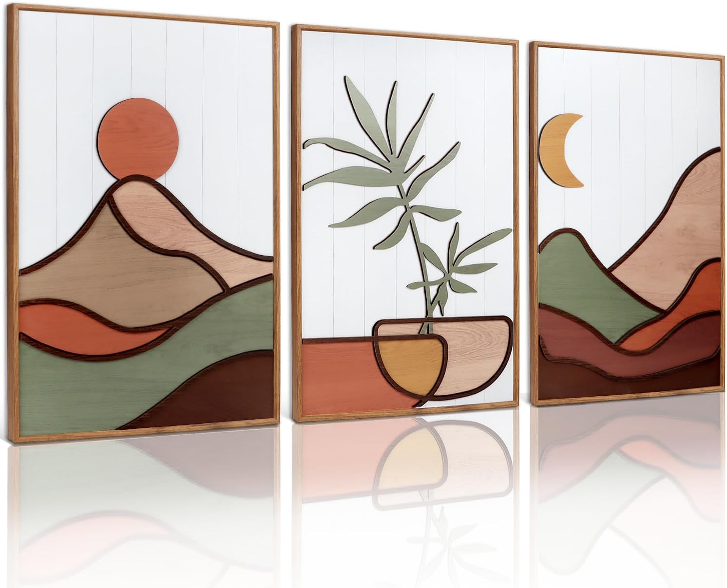 Beautiful Mid Century Nature Wall Decor Home Wall Art Decor